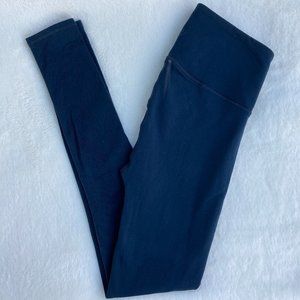 Lululemon Dark Blue Lattice Paisley Reveal Tight